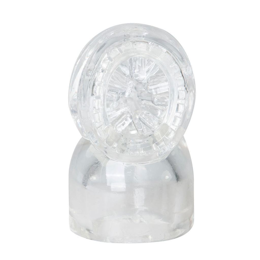 Wand Collection – Opzetstuk Met Masturbator - Clear