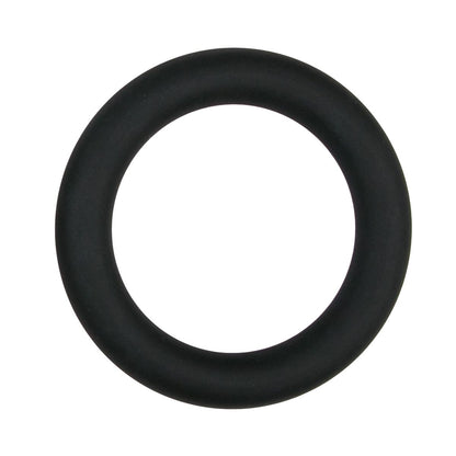 Siliconen Cockring Large - Zwart
