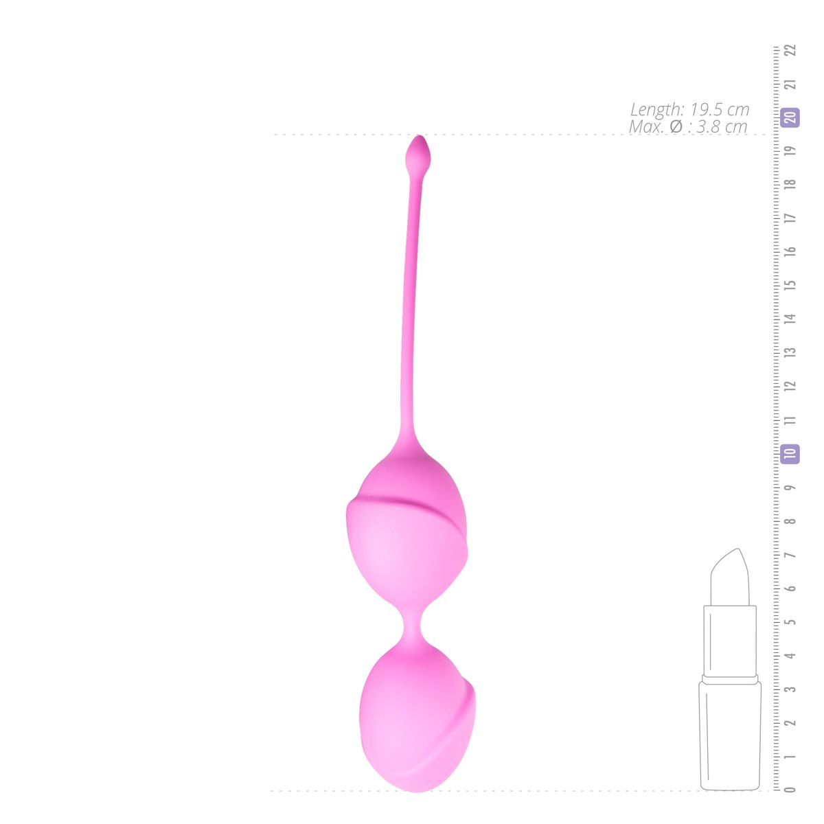 Dubbele vaginaballetjes - roze