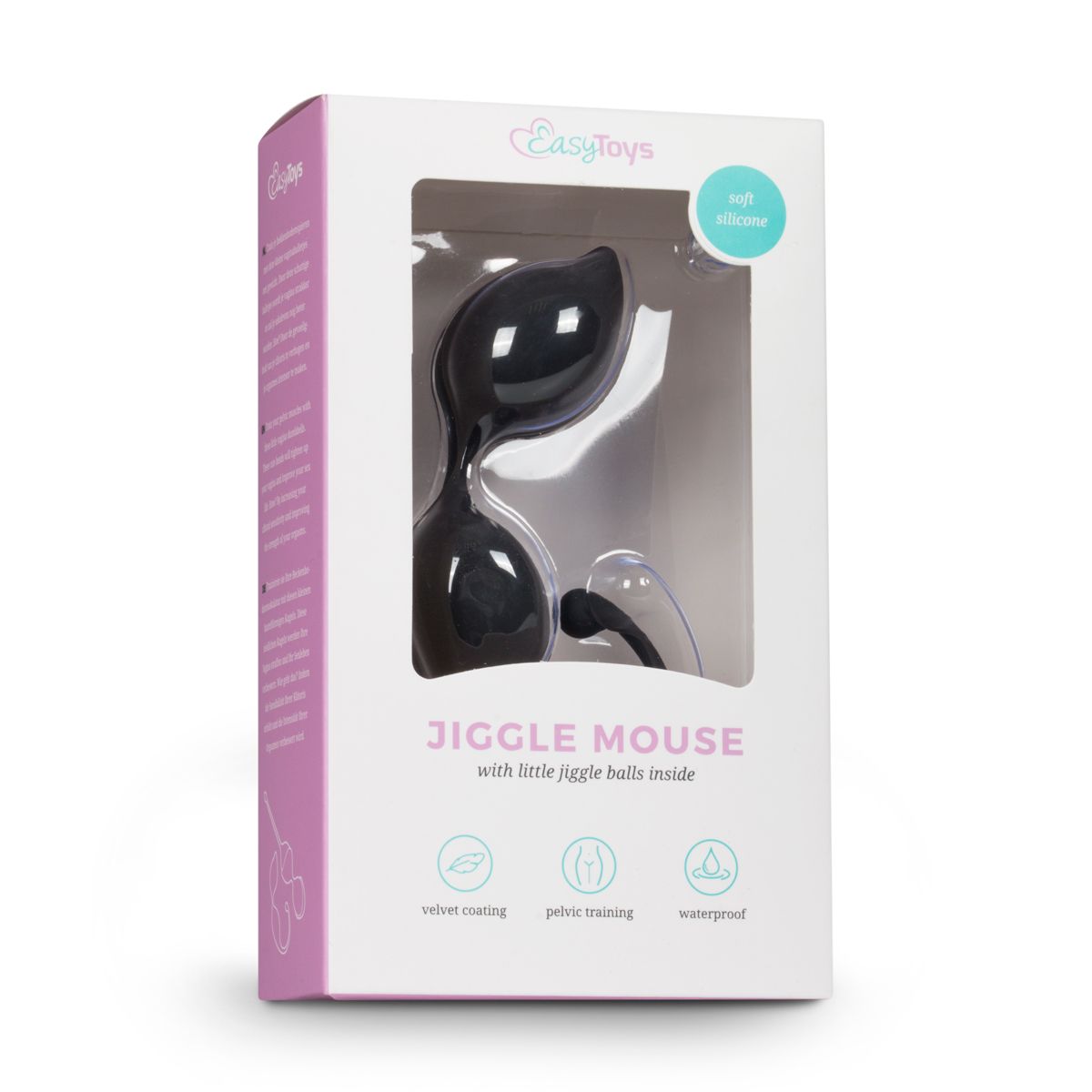 Ronde kegel balletjes - zwart