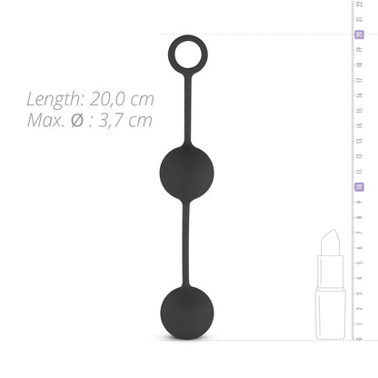 Canon Balls Vaginaballetjes Met Contragewicht - Zwart