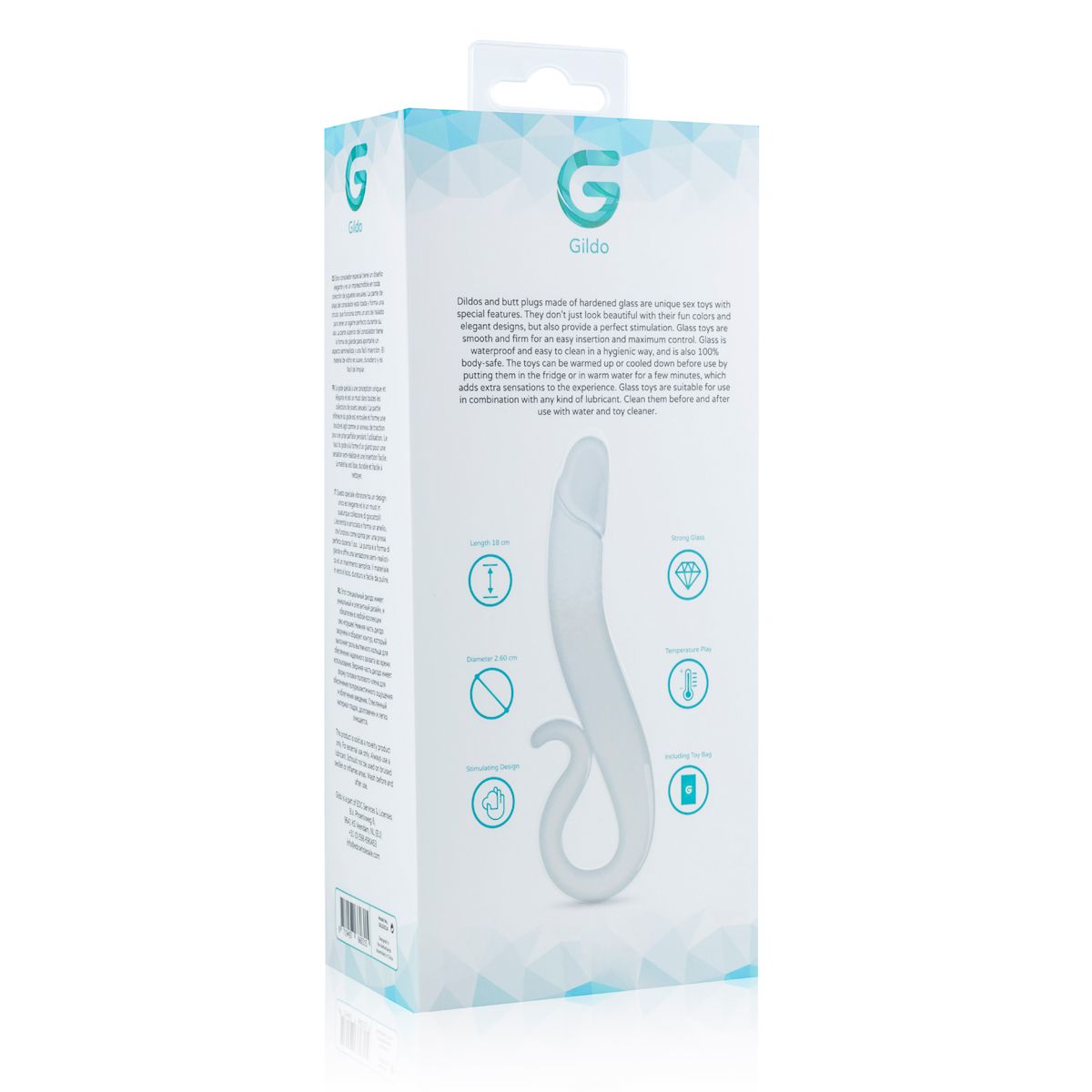 Glazen G-Spot/Prostaat Dildo No. 14