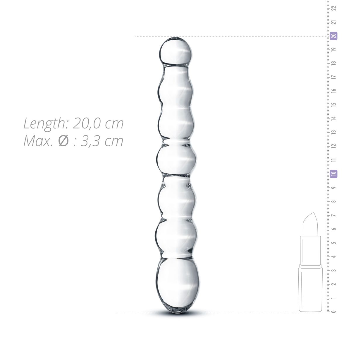 Glazen Dildo No. 19