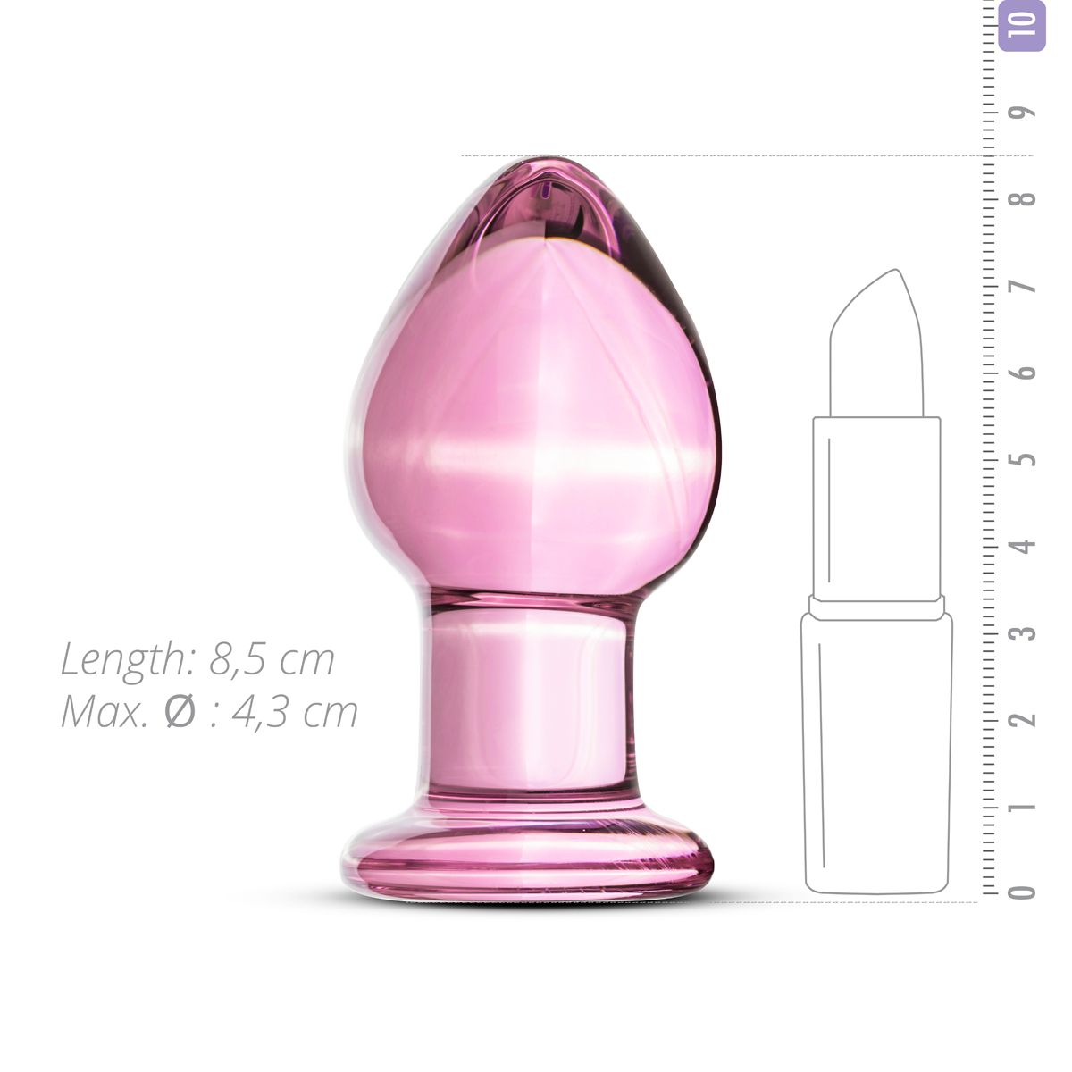 Glazen Buttplug No. 27