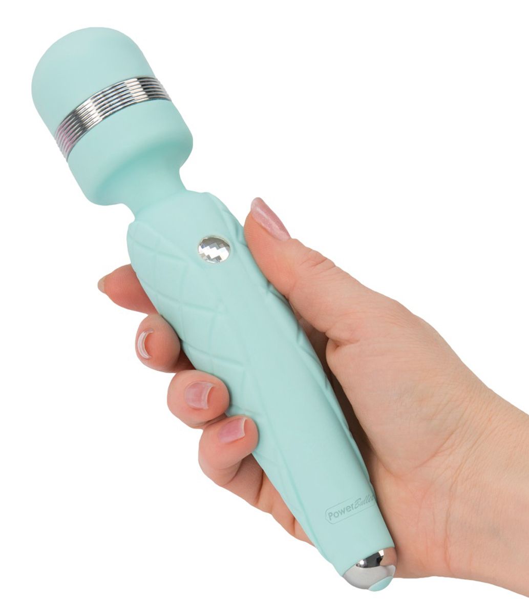 Pillow Talk - Cheeky Wand Vibrator - Teal
