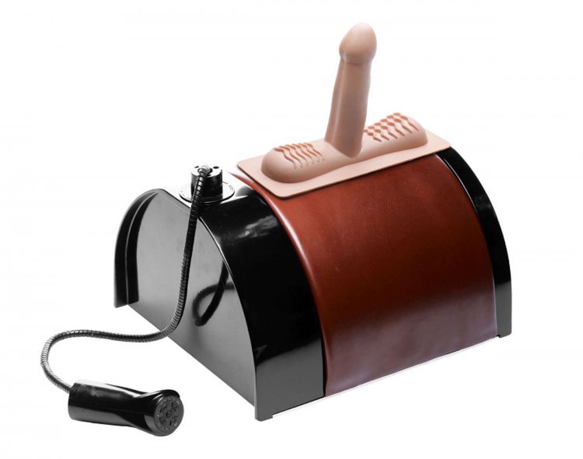 The Saddle Deluxe Sex Machine Met 2 Opzetstukken