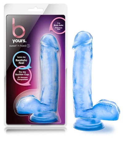 B Yours Sweet 'N Hard Realistische Dildo - Blauw