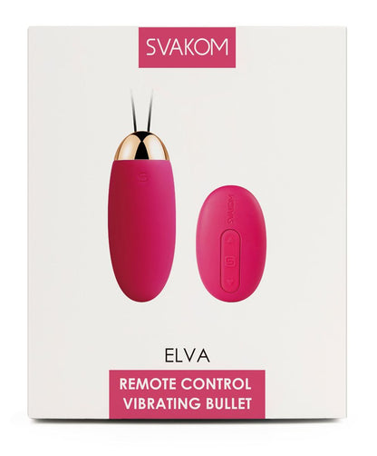 SVAKOM - Elva Vibratie Eitje met Afstandsbediening - Roze