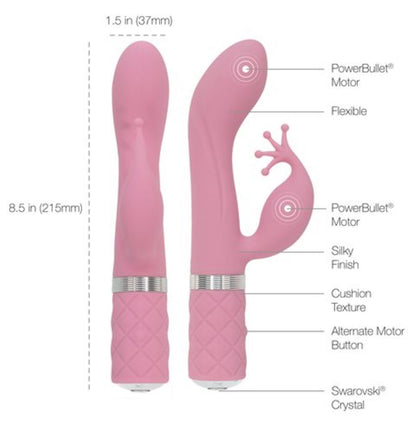 Pillow Talk - Kinky Rabbit & G-Spot Vibrator - Roze