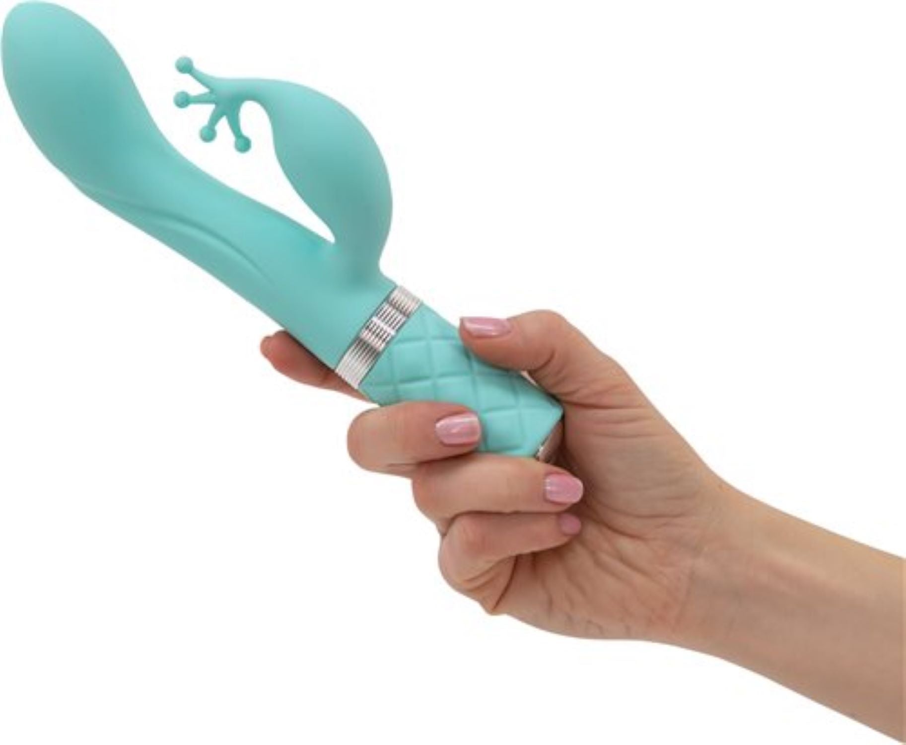 Pillow Talk - Kinky Rabbit & G-Spot Vibrator - Teal