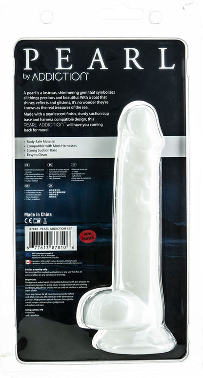 Addiction - Pearl Dildo Met Zuignap - 18 cm