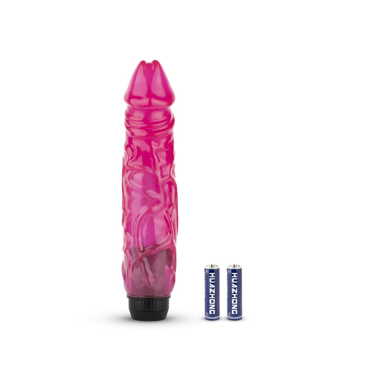 Jelly Supreme - Realistische Vibrator - Roze/Glitters