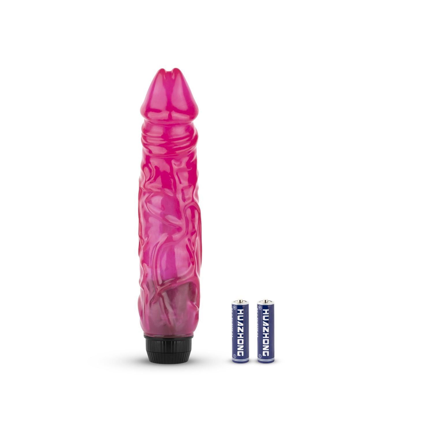 Jelly Supreme - Realistische Vibrator - Roze/Glitters