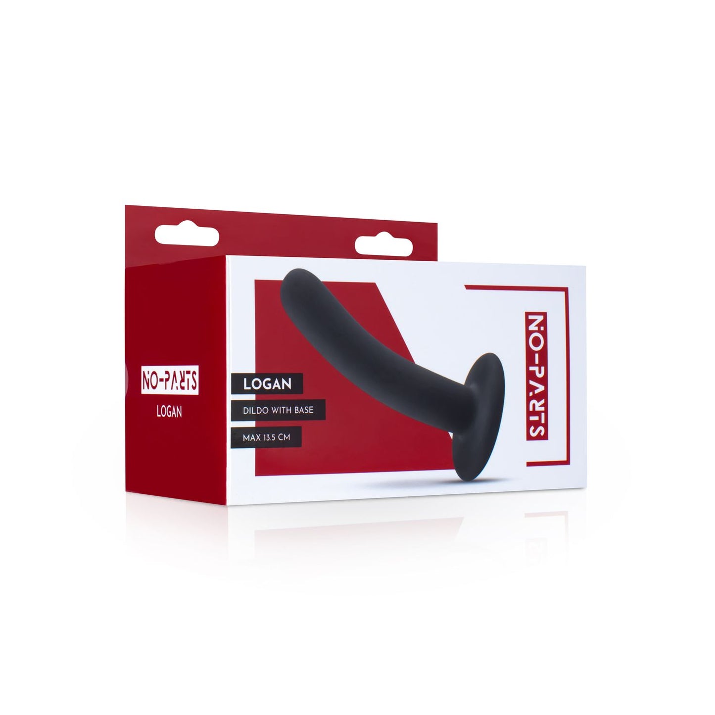 No-Parts - Logan Dildo 13.5 cm - Zwart