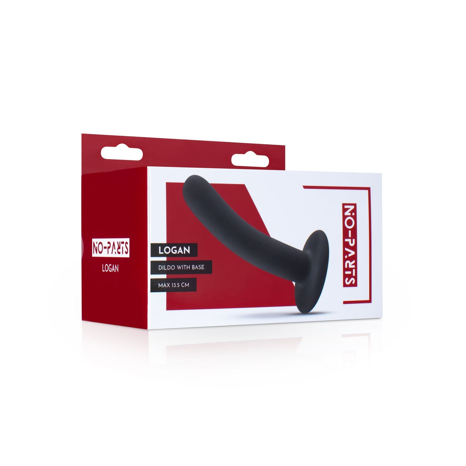 No-Parts - Logan Dildo 13.5 cm - Zwart