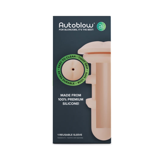 Autoblow - A.I. Siliconen Anus Sleeve - Beige