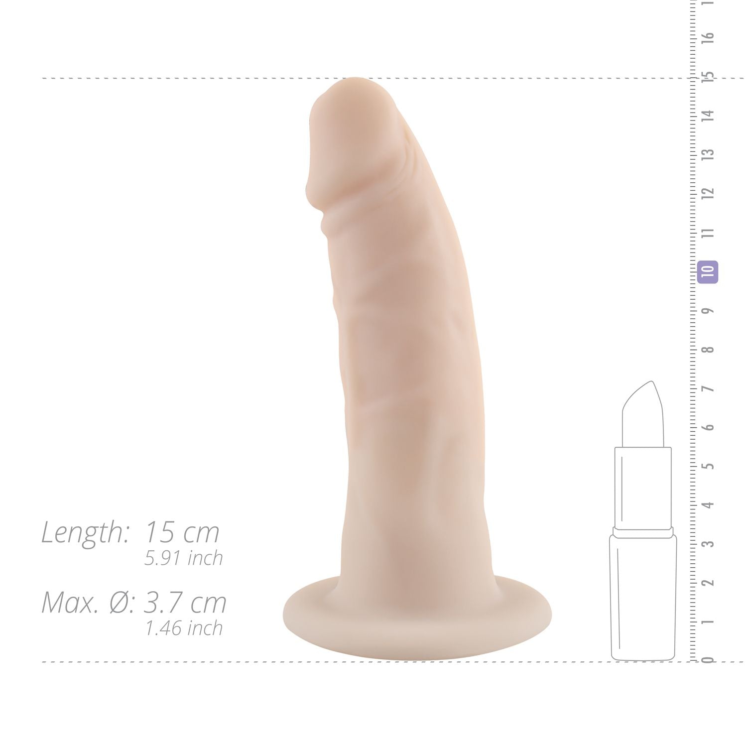 No-Parts - Alex Realistische Dildo 15 cm