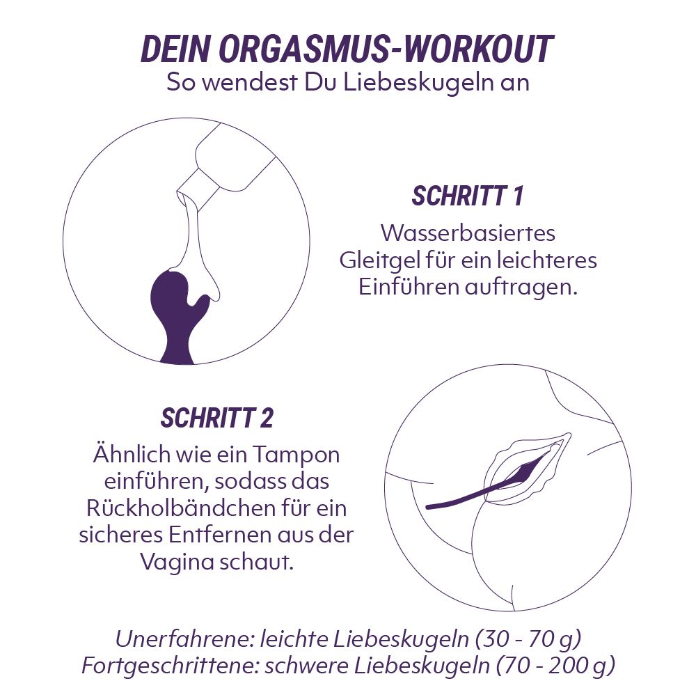 Yoni Ei - Größe M-Amethyst