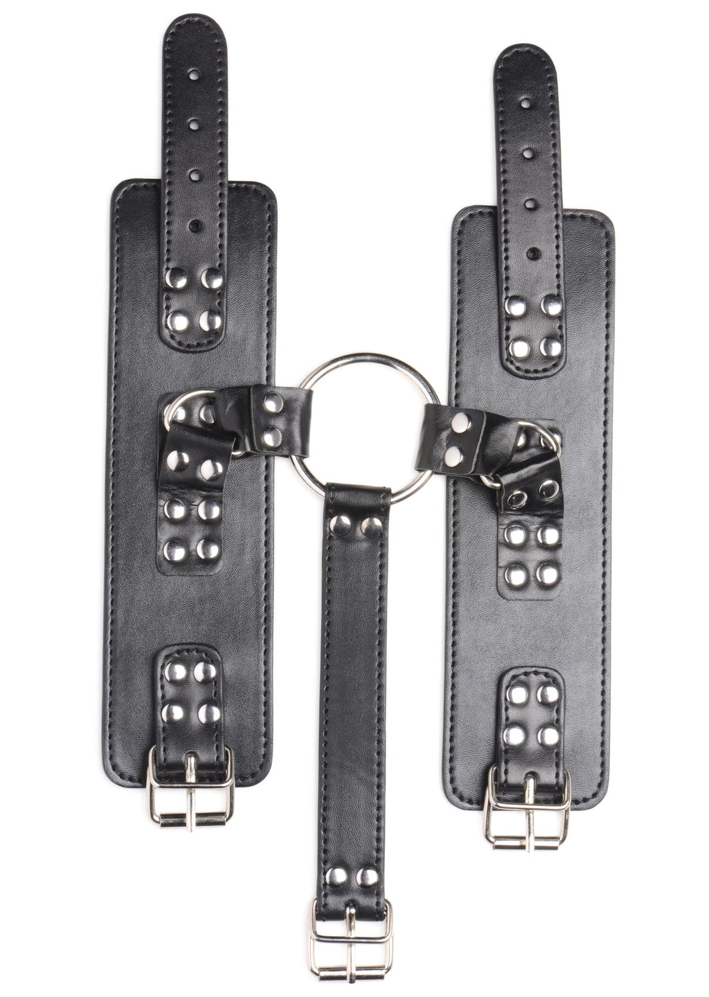 Halsband Met Polsboeien Restraint Set - Zwart