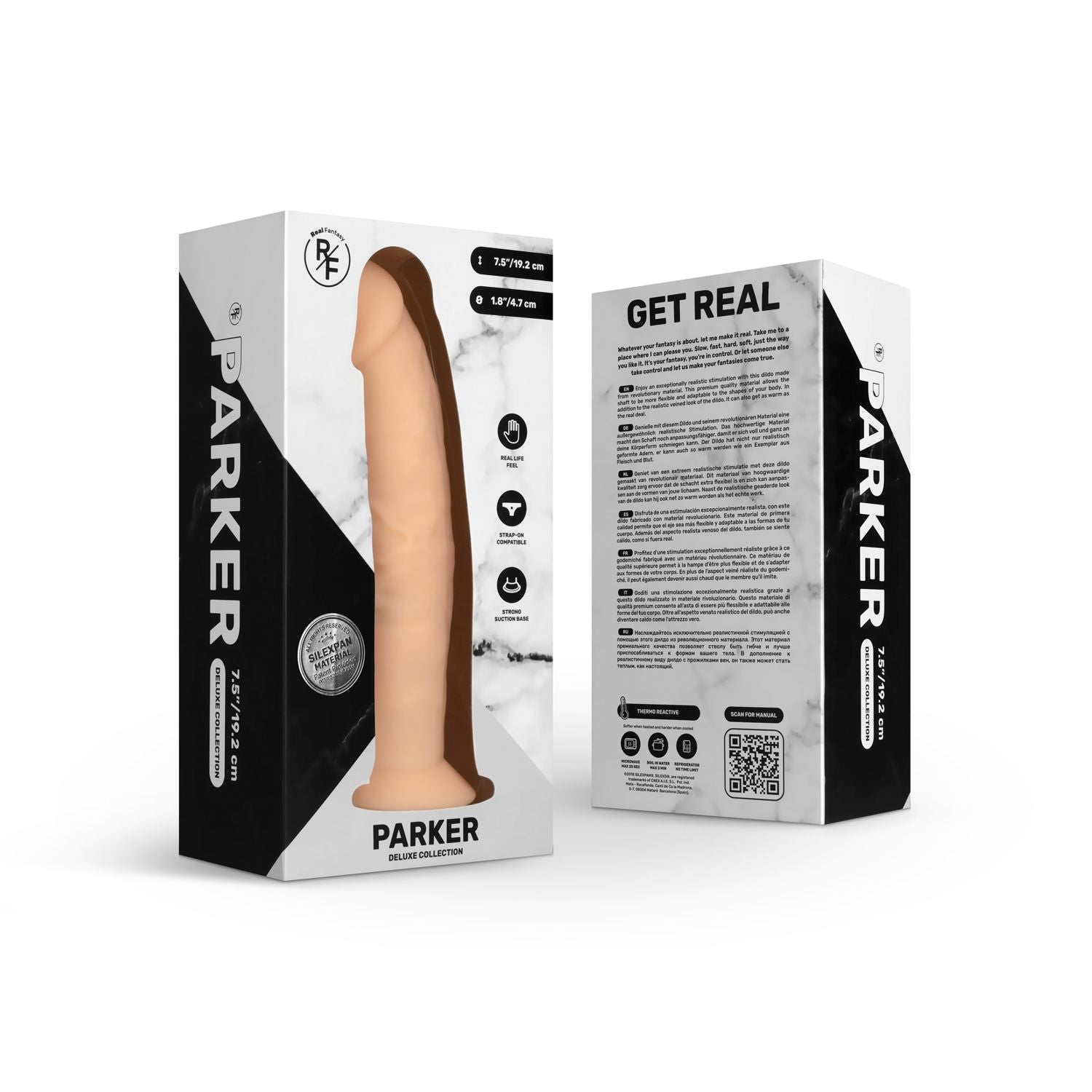 Real Fantasy Deluxe - Parker Realistische Dildo - 18 cm