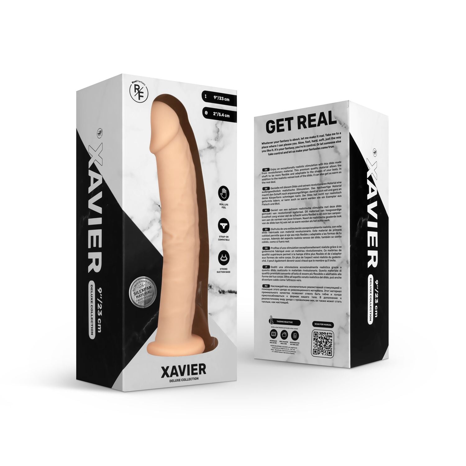 Real Fantasy Deluxe - Xavier Realistische Dildo - 23 cm