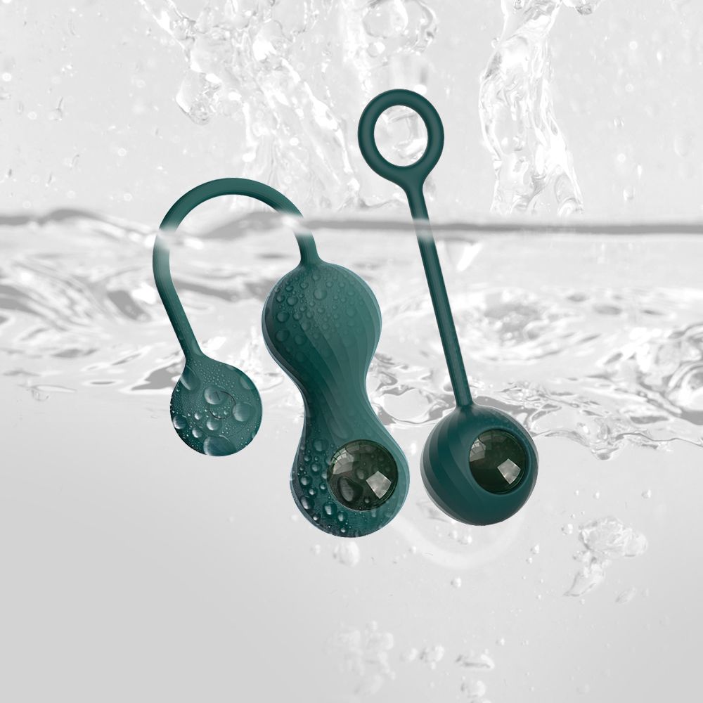 Magic Motion - Duo Smart Kegel Vibrator met Gewichtenset - Groen