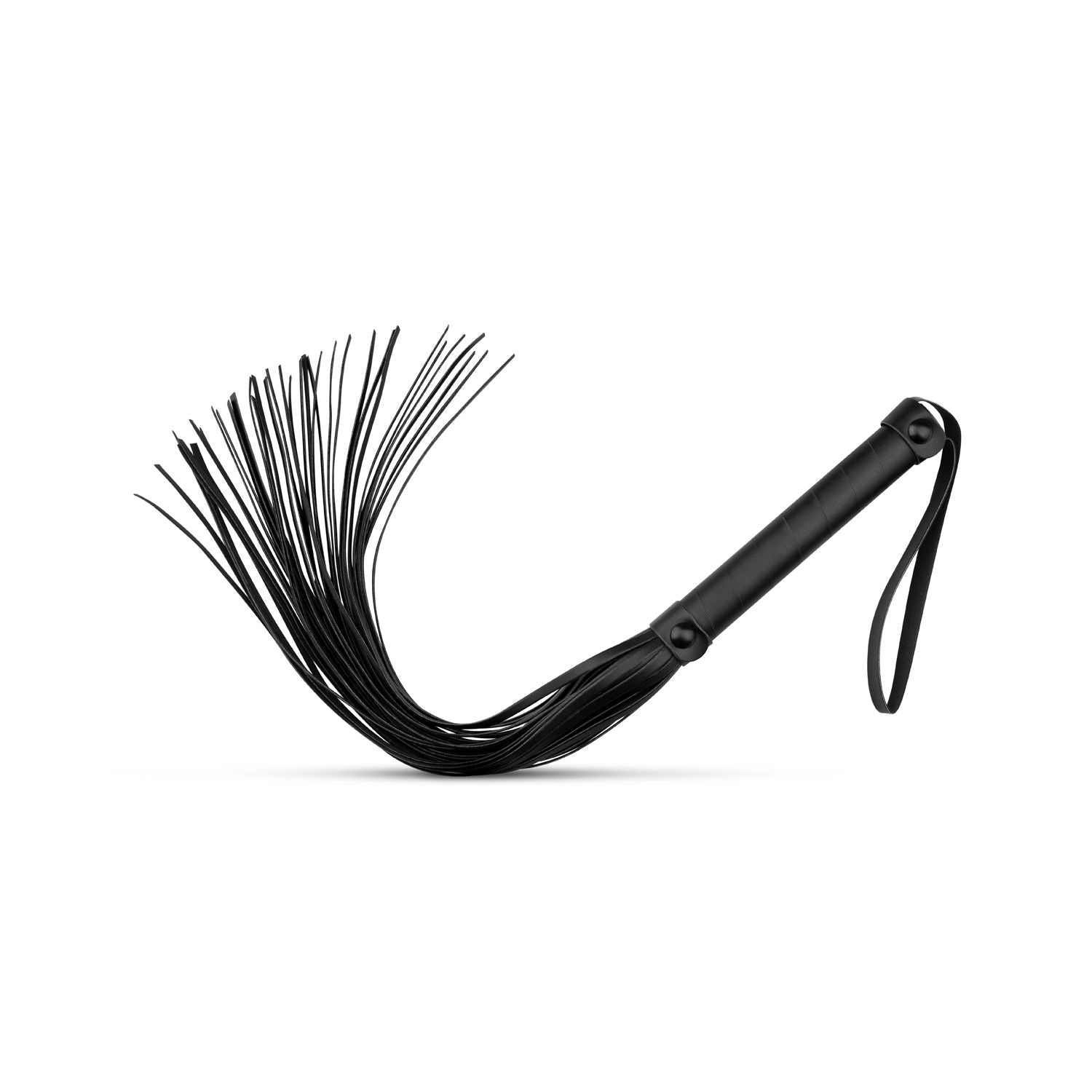 Kunstleren Flogger - Zwart