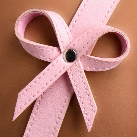Bondageharnas met strikken XL/2XL - Roze