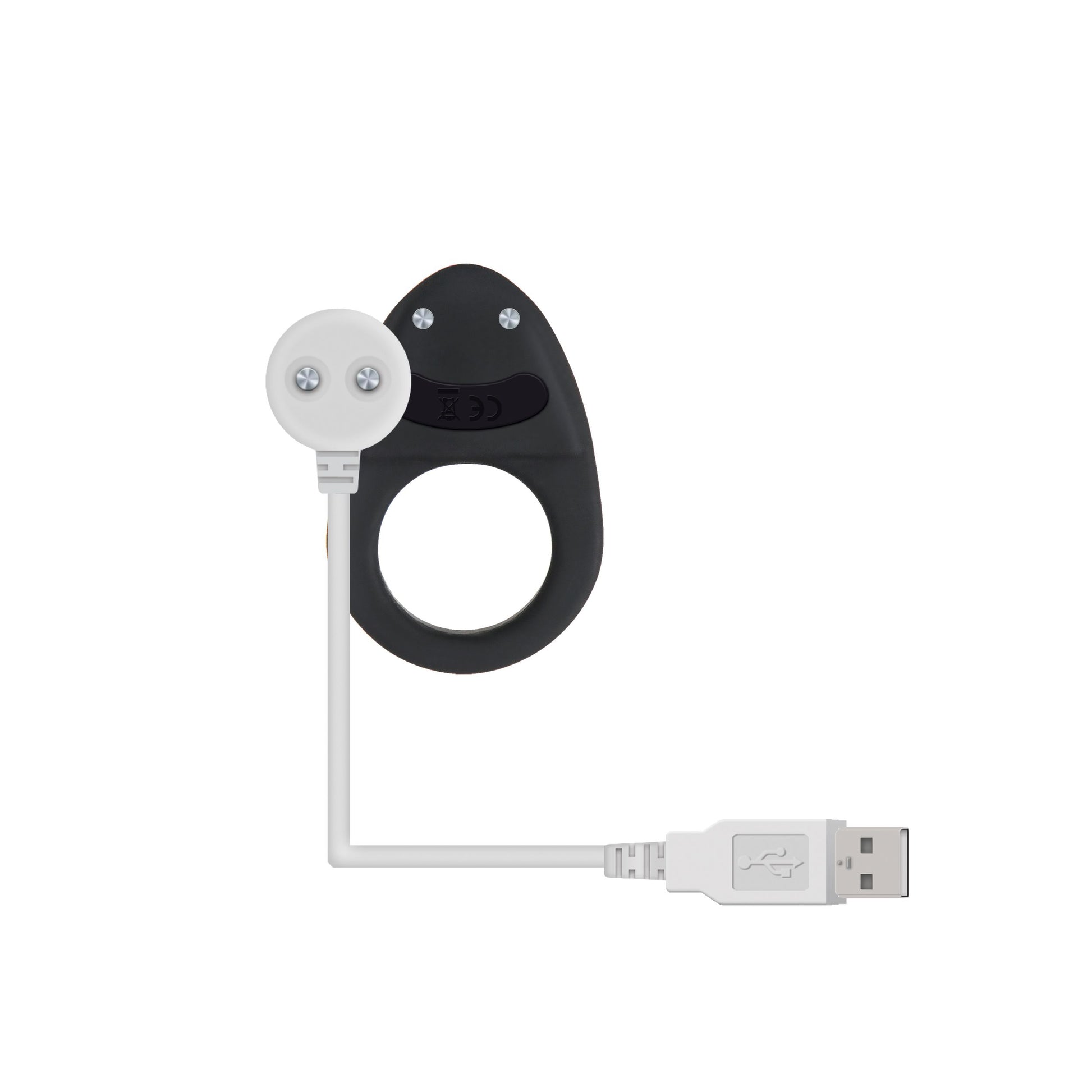 Evolved - Night Rider Vibrerende Cockring - Zwart