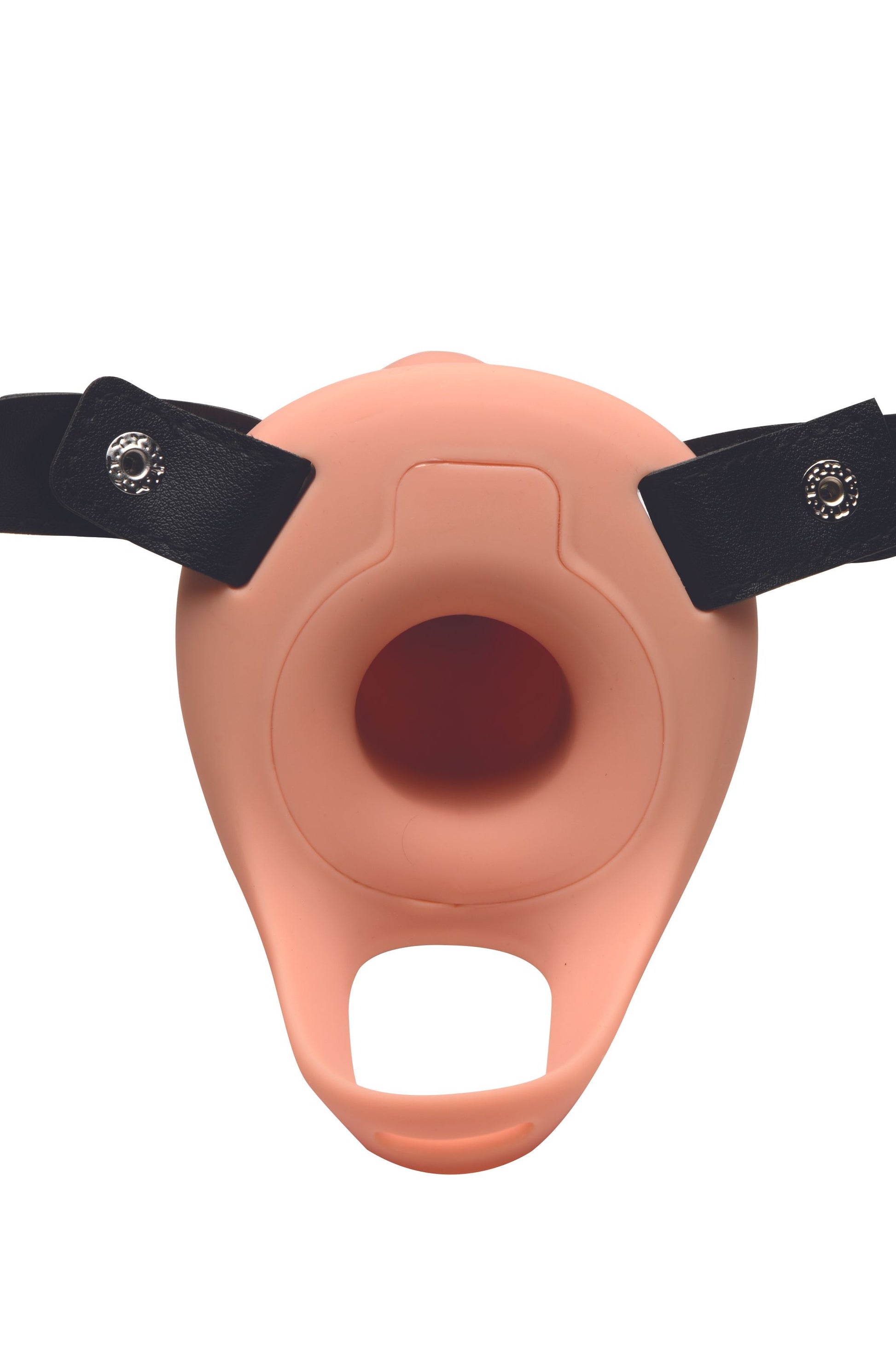 Realistische Vibrerende Siliconen Penis Sleeve - Beige