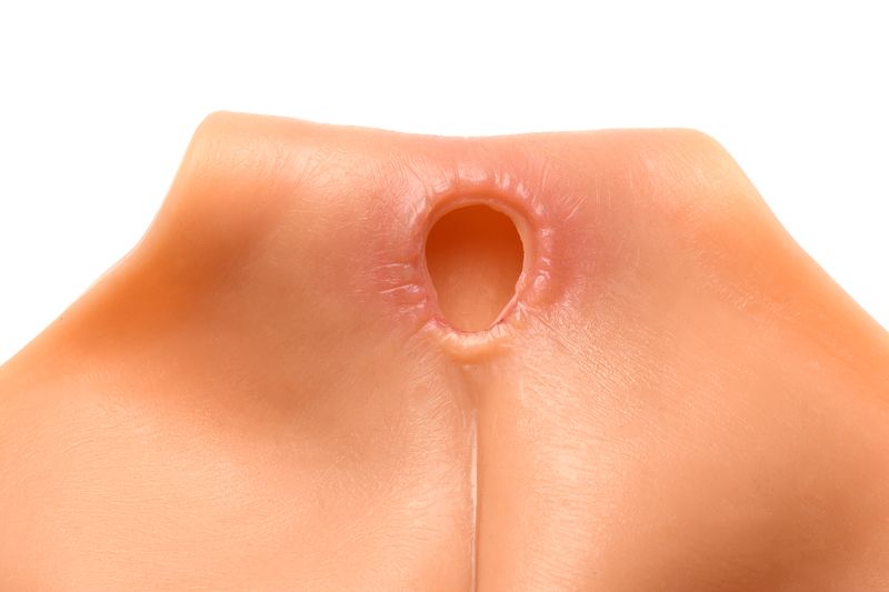 Slipje Siliconen Vagina + Kont - Large