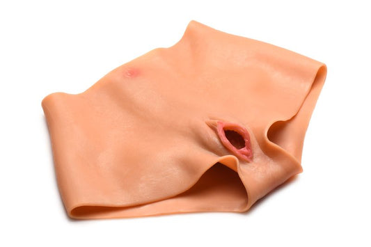 Slipje Siliconen Vagina + Kont - Large