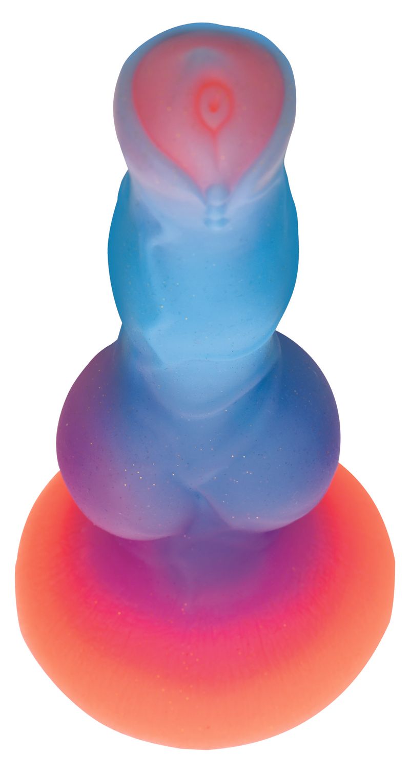 Glow-in-the-dark Siliconen Alien Dildo
