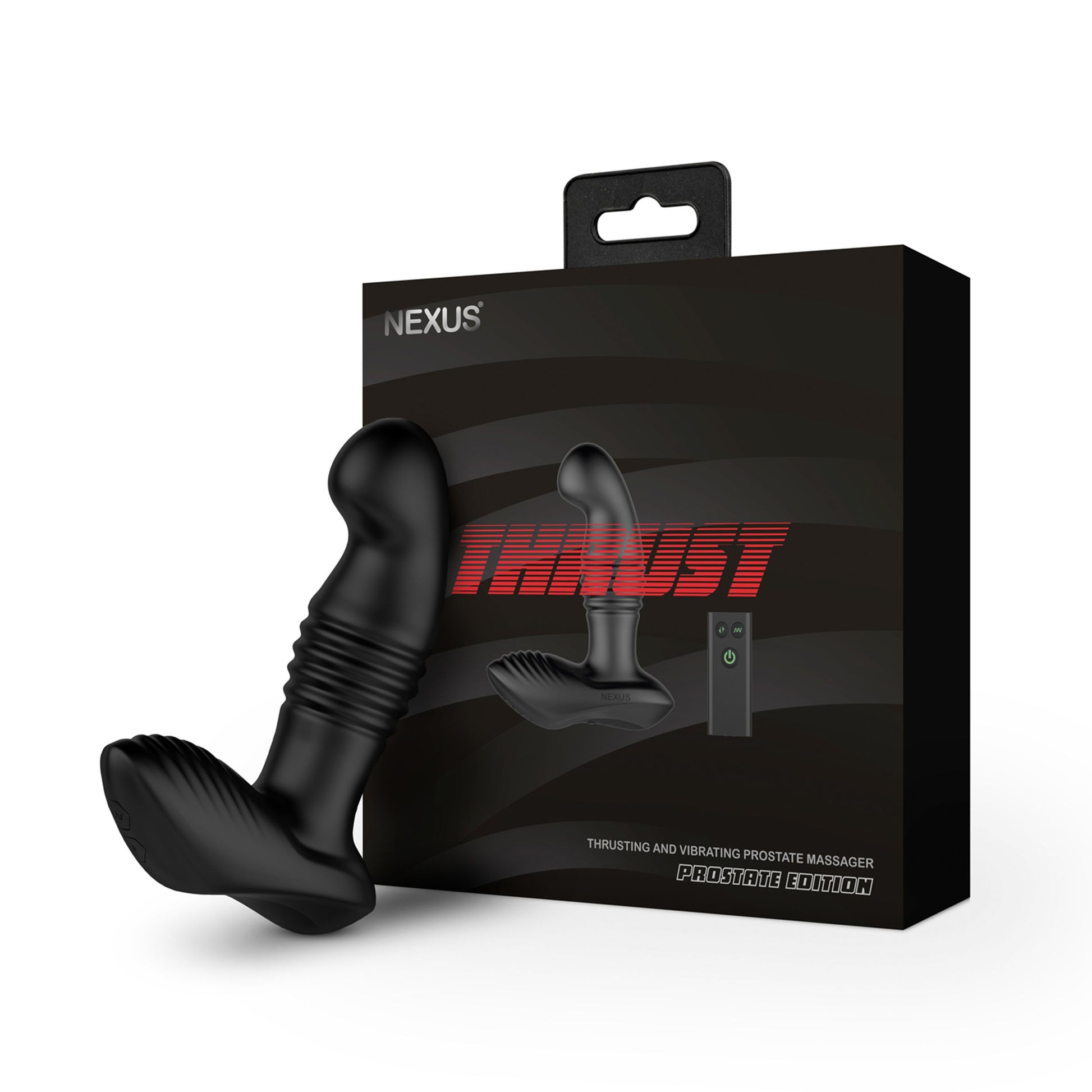 Nexus - Thrust Stotende Prostaat Massager Met Afstandsbediening - Zwart