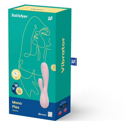 Satisfyer Mono Flex G-Spot Vibrator APP - Mauve