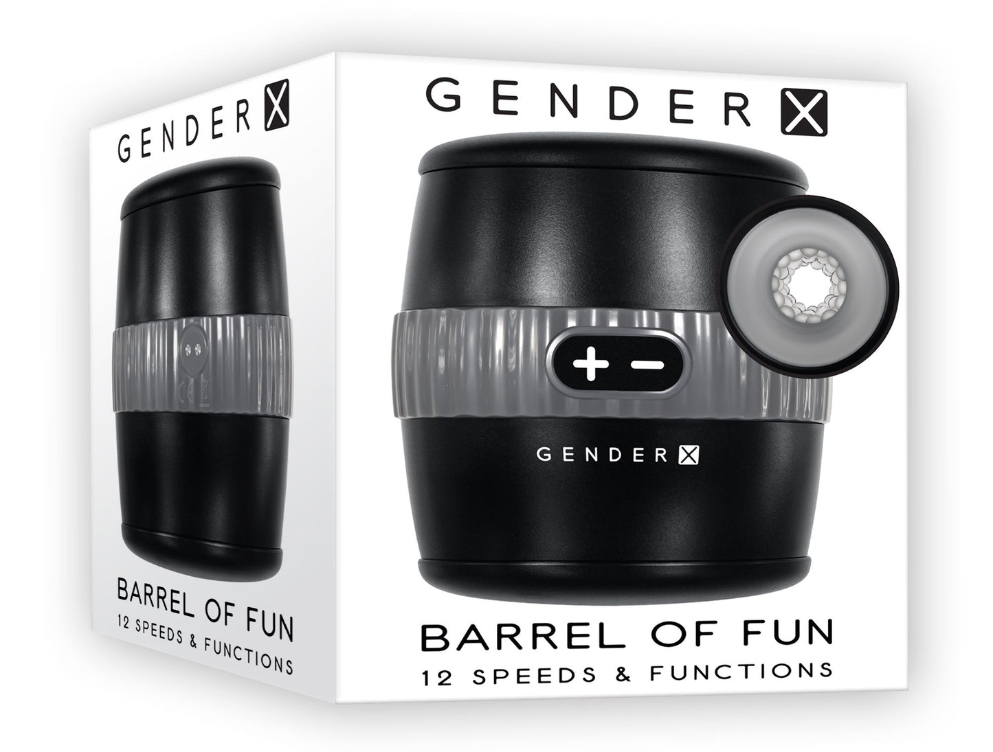 Evolved - Barrel of Fun Masturbator - Zwart