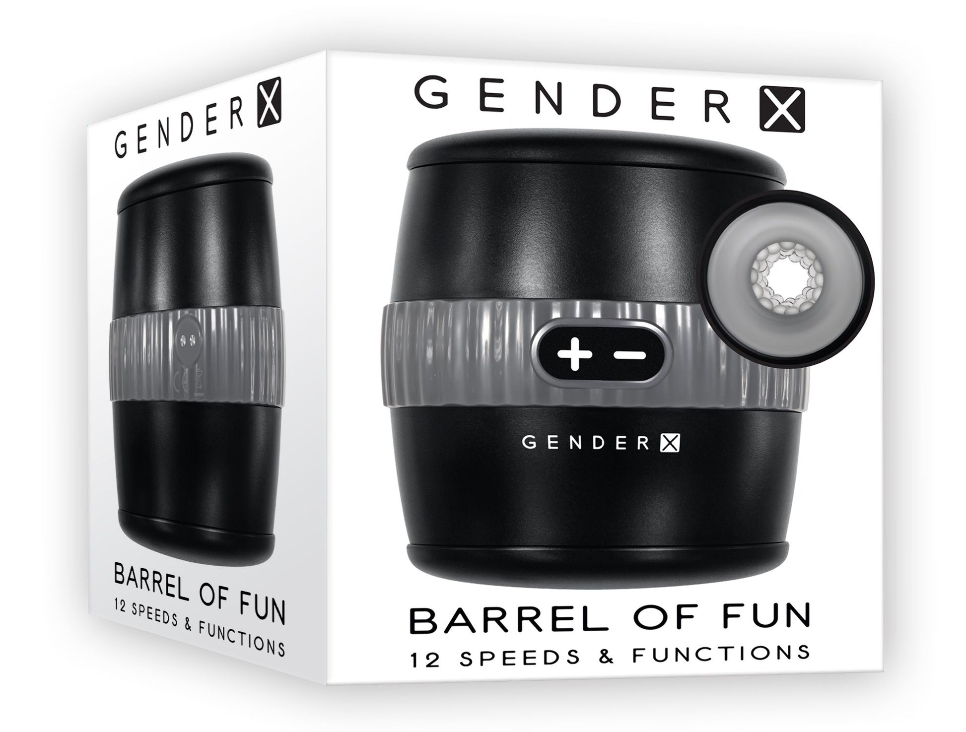 Evolved - Barrel of Fun Masturbator - Zwart