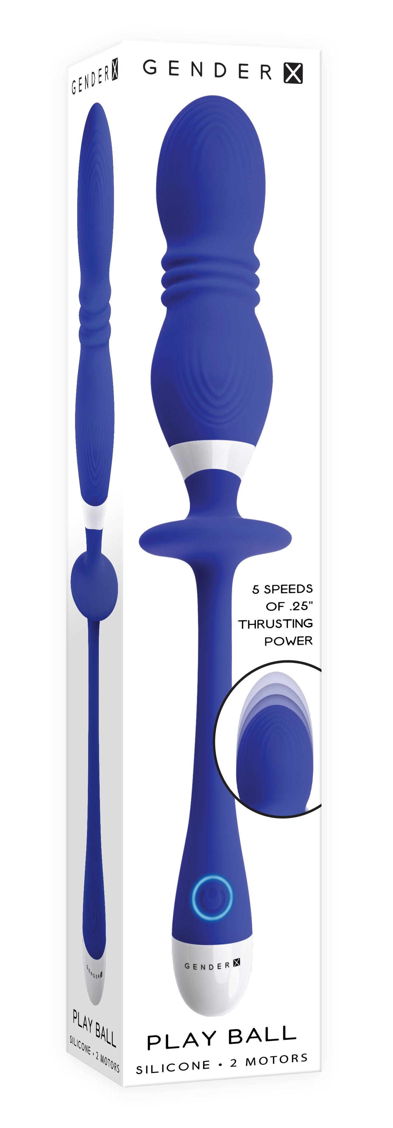Evolved - Play Ball Vibrator - Blauw