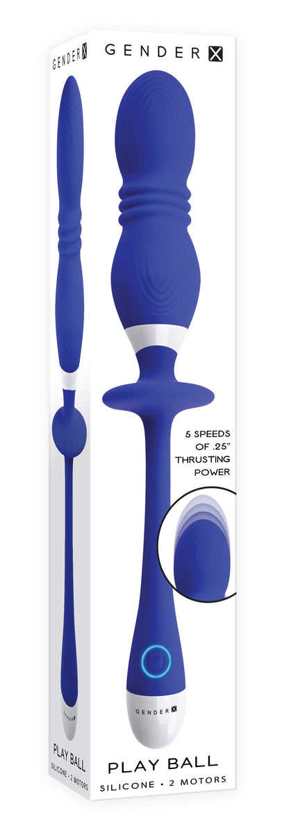 Evolved - Play Ball Vibrator - Blauw