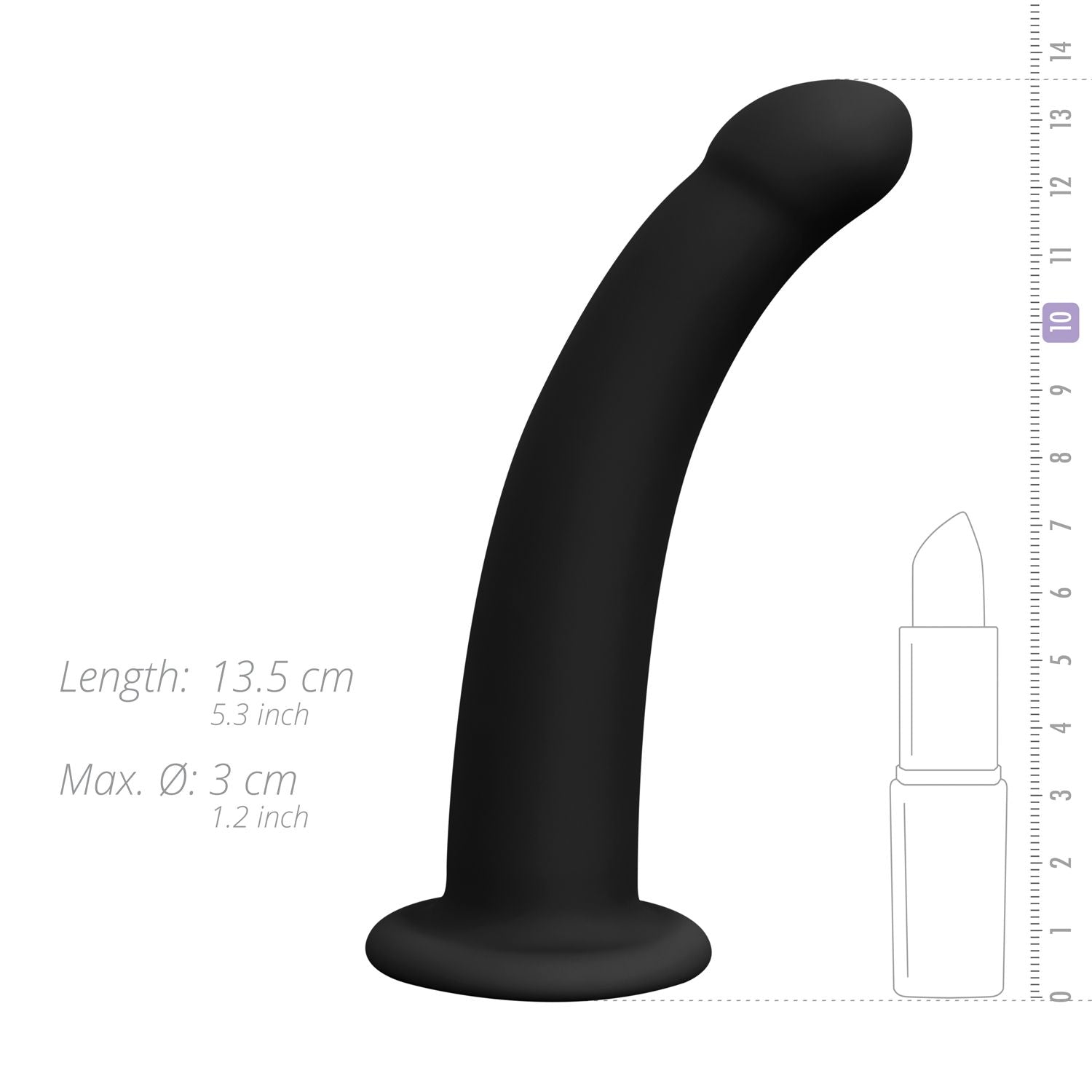 Siliconen Strap-On - Glad