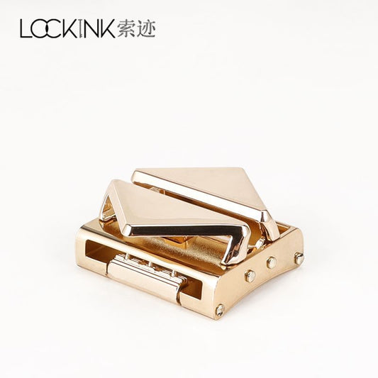 LOCKINK -  Halsband met Riem Set - bruin