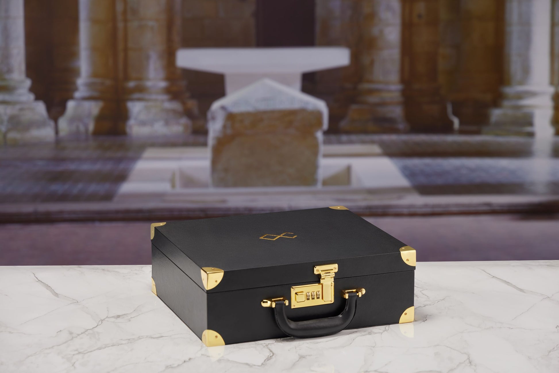LOCKINK - Moonlight Luxe Opbergkoffer - zwart/goud