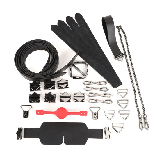 LOCKINK - Bondage & Restraint Set - negro