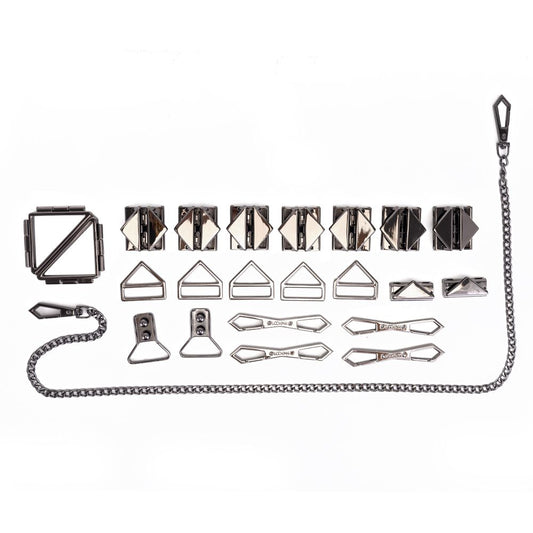 LOCKINK - Bondage & Restraint Set - negro