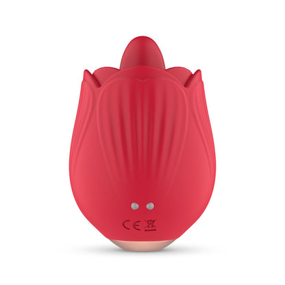 Teazers Roos Vibrator - Likken en Vibreren
