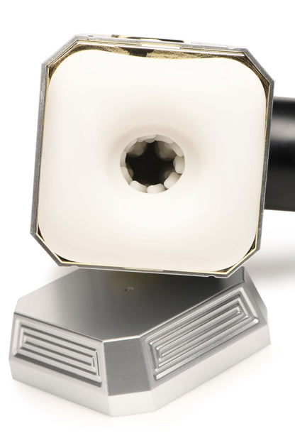 XR Brands - Thunder Stroker Zuigende Masturbator - Zilver&Zwart