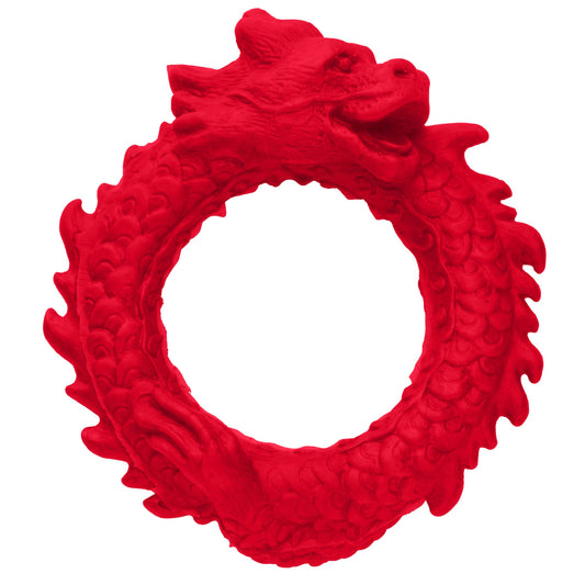 XR Brands - Rise of the Dragon Silliconen Penisring - Rood