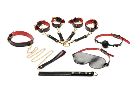 XR Brands - Lover's Luxe Bondage Set - Zwart
