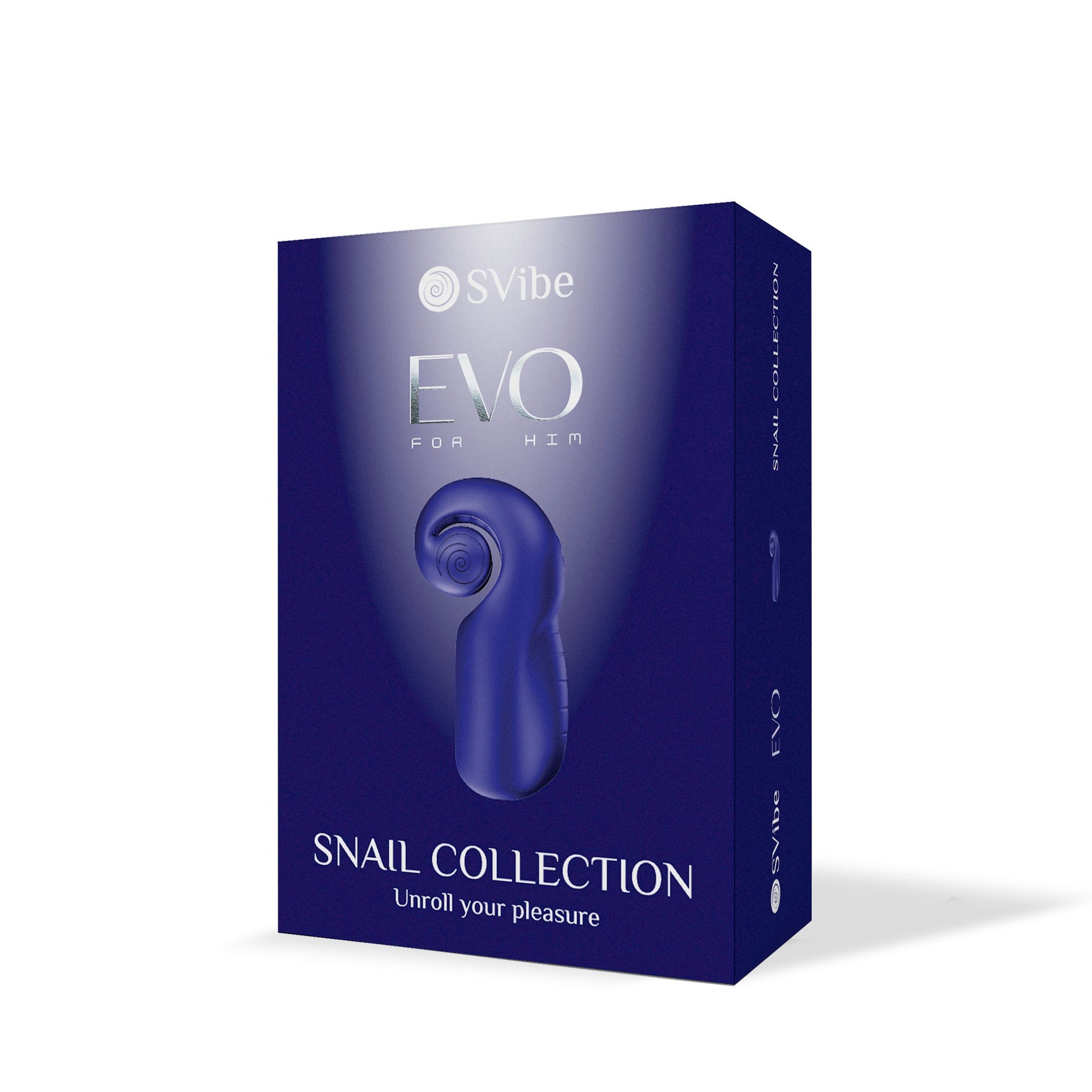 Snail Vibe EVO Masturbator - Marine Blauw