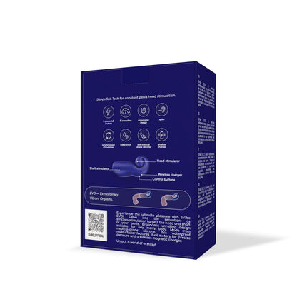 Snail Vibe EVO Masturbator - Marine Blauw